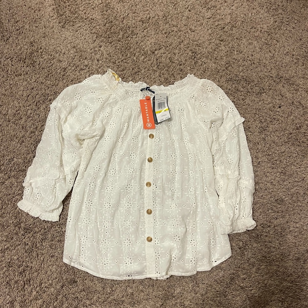 White Lace Blouse